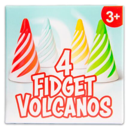 HGL Fidget Volcanos 4 Pack Fidget Toy