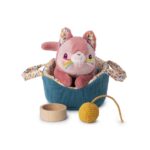 Lilliputiens Jeanne Cat Basket Playset Animal Soft Toy