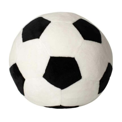 Mumbles Zippie Football Plush Toy - White/Black - One Size (UTRW10548) Soft Toy