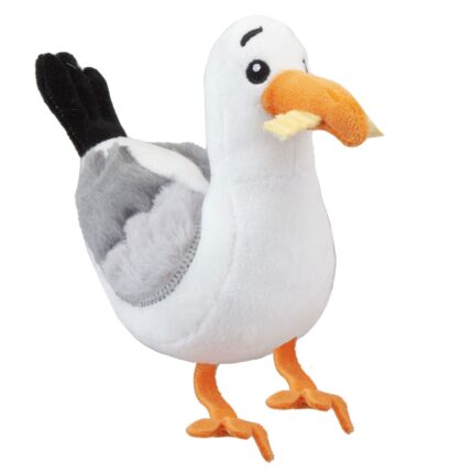 PMS 16cm White Seagull Soft Toy Plush - Fluffy Cuddly Bird Christmas Plush Toy