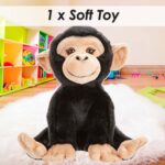 PMS Chimpanzee Premium Soft Toy - Brown, 30cm x 12cm - Image 3