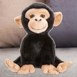 PMS Chimpanzee Premium Soft Toy - Brown, 30cm x 12cm - Image 6