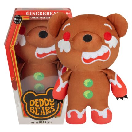 PMS Deddy Bears Gingerbear Soft Toy 30cm x 12.8cm - Brown in Coffin Box Seasonal Plush Toy