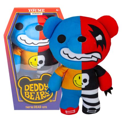 PMS Deddy Bears Youme Plush 30cm x 12.8cm Multi - Halloween Coffin Box Seasonal Plush Toy