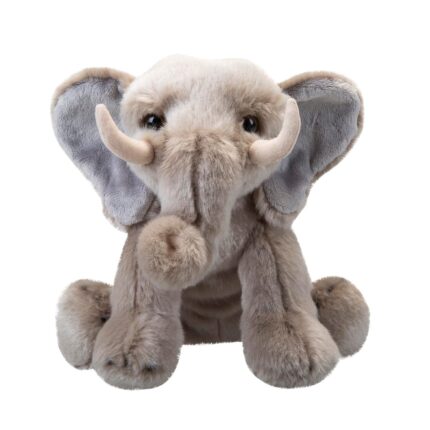 PMS Elephant Premium Soft Toy Wildlife Zoo Animals Grey - 30cm x 12cm Character Plush Toy