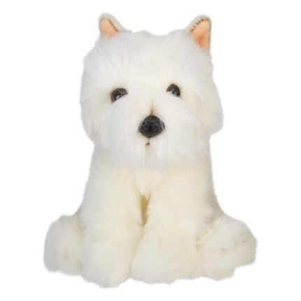 PMS West Highland Terrier Soft Toy White - 30cm x 12cm Animal Soft Toy