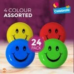 24pk Kids Yoyos – Assorted Smiley Design Yo-Yos for Party Bag Fillers, Fun Lightweight Toys for Beginners & Children’s Parties - Image 3