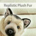 Alsatian Dog 30cm Plush Lifelike Toy - Natural World Collection - Image 3