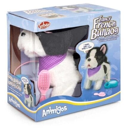 Animigos Fancy French Bulldog Dog Animal Soft Toy