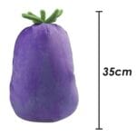 Bunny Aubergine Soft Toy Folding Plush Cute Cuddly Fluffy Rabbit 35cm Aubergine - Image 2