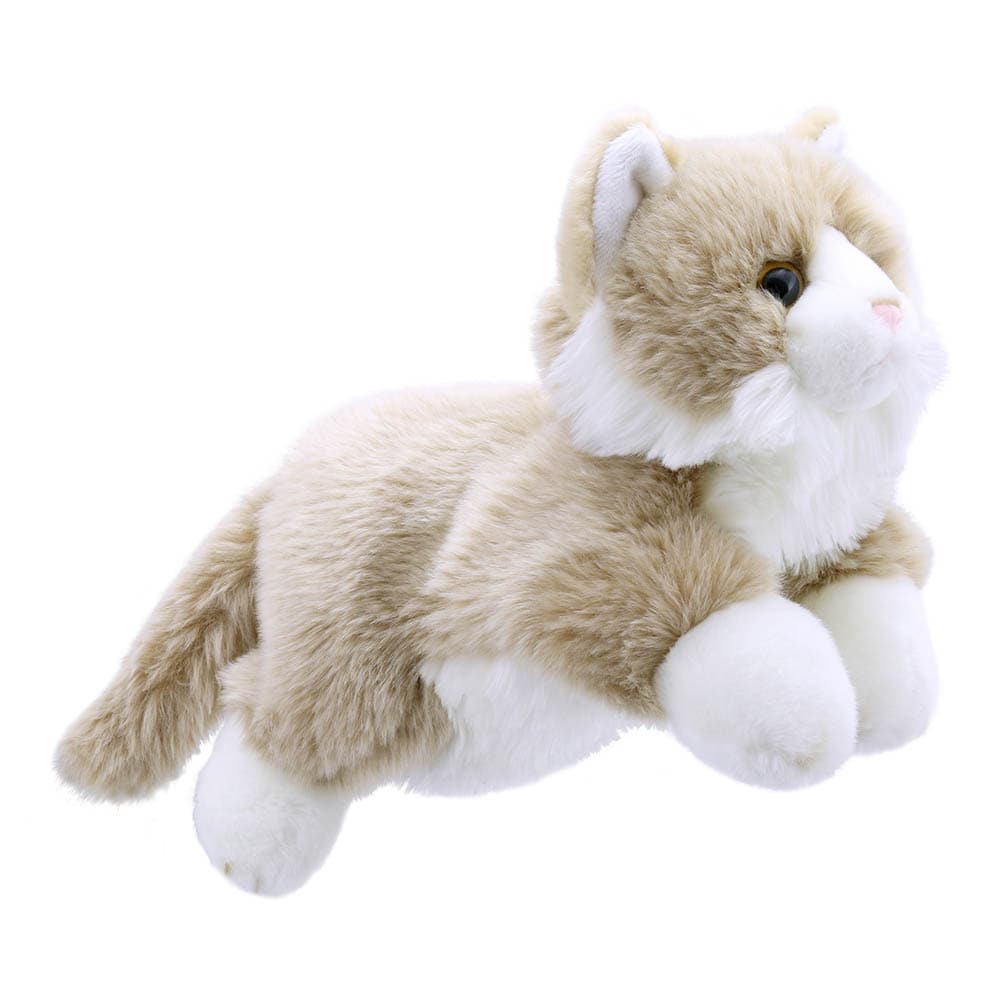 cat-beige-white-full-bodied Cat - Beige & White - Full-Bodied Animal Soft Toy