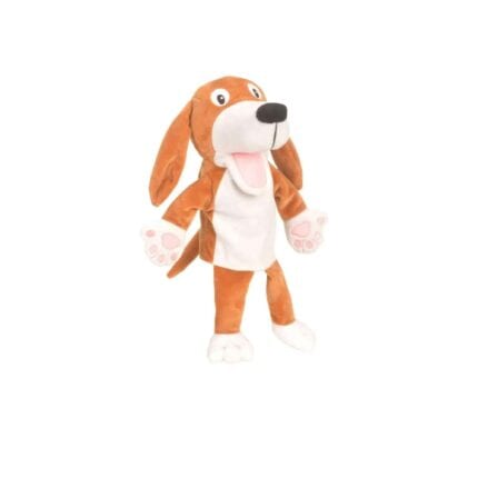 Dog Moving Mouth Hand Puppet Animal Soft Toy