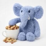 Gosh! Blue Elephant Plush Softie Toy - Image 2