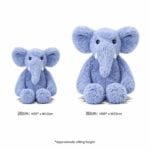 Gosh! Blue Elephant Plush Softie Toy - Image 4