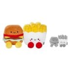 Hallmark Jumbo Better Together Burger And Fries Magnetic Soft Toy Pair - Image 2