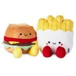 Hallmark Jumbo Better Together Burger And Fries Magnetic Soft Toy Pair - Image 3