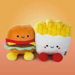 Hallmark Jumbo Better Together Burger And Fries Magnetic Soft Toy Pair - Image 5