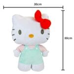 Hello Kitty Soft Toy Large Plush Light Blue Cute Plush Huggable Cuddly 50cm Blue - Image 2