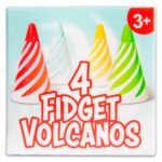 HGL Fidget Volcanos 4 Pack Fidget Toy