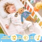 Interactive Baby Musical Plush Toy - Touch Sensor Light Up Stuffed Animal with Lullabies, Rhythm Beats & Sound Effects - Soft Cuddle Companion for Babies & Toddlers, Perfect Sleep Aid & Learning Gift - Image 4