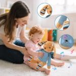 Interactive Baby Musical Plush Toy - Touch Sensor Light Up Stuffed Animal with Lullabies, Rhythm Beats & Sound Effects - Soft Cuddle Companion for Babies & Toddlers, Perfect Sleep Aid & Learning Gift - Image 7