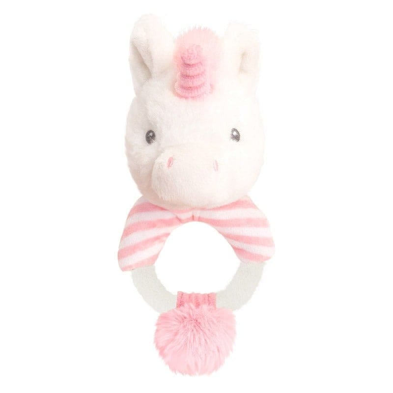 keel-toys-keeleco-twinkle-unicorn-ring-rattle-14cm Keel Toys Keeleco Twinkle Unicorn Ring Rattle 14cm Fidget Toy