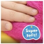 Kids Worry Yummy Monster Cuddly Plush Toy Gift Set of 3 - Jumbo, Large and Clip-On Sizes Included - Image 5