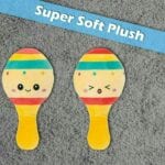 Maracas Soft Toy Cute Plushie Huggable Cuddly Stuffed Toy 27cm Multi - Image 5