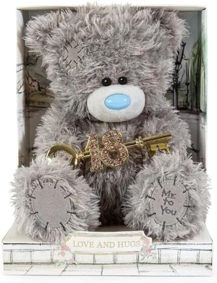 Me to You Cute Plush 18th Birthday 19cm High Presented On Premium Gift Plinth Signature Collection Animal Soft Toy