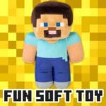 Minecraft Steve Soft Toy Multi-colour - 28cm x 15cm - Image 6