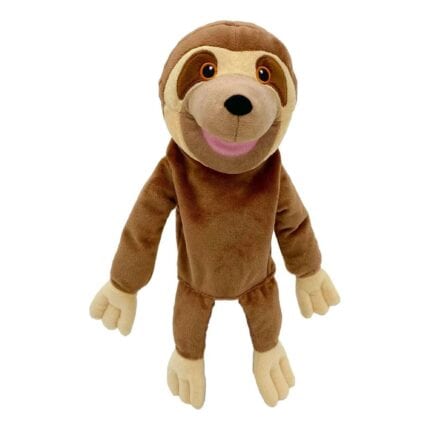 Moving Mouth Sloth Hand Puppet Animal Soft Toy