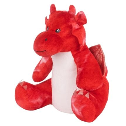 Mumbles Zippie Dragon Plush Toy | Red | Red | One Size | 1 Novelty Plush Toy