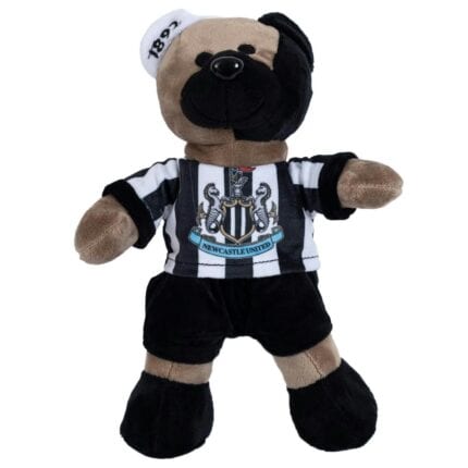 Newcastle United FC Super Fan Bear Plush Toy - Black/White/Blue - One Size Character Plush Toy