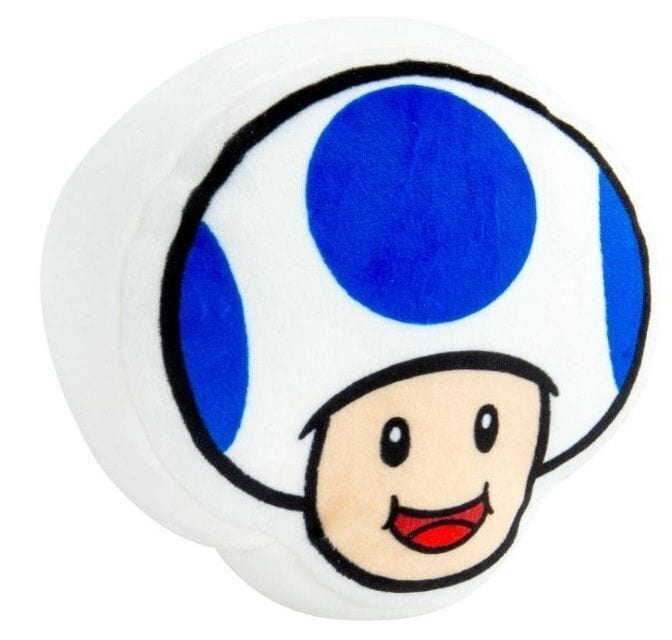 nintendo-super-mario-blue-toad-plush Nintendo Super Mario Blue Toad Plush Character Plush Toy