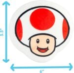 Nintendo Super Mario Junior Mocchi Mario Red Toad Plush - Image 3