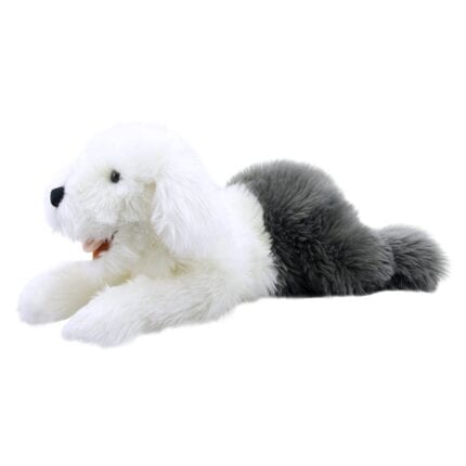 Old English Sheepdog - Playful Puppies Christmas Plush Toy