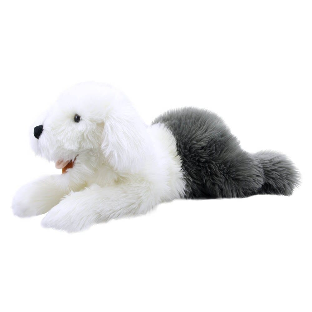 old-english-sheepdog-playful-puppies Old English Sheepdog - Playful Puppies Christmas Plush Toy