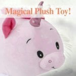 Pink Roly Poly Unicorn 40cm Large Cute Plush Toy - Oh So Soft - Image 5