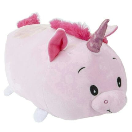 Pink Roly Poly Unicorn 40cm Large Cute Plush Toy - Oh So Soft Animal Soft Toy