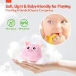Plush Barn with Stuffed Farm Animals, Rattle, Crinkle Paper & Baby Mirror - Image 6