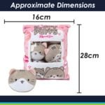 PMS 28cm Plush Soft Toy - Cat, Penguin or Dinosaur Huggable Stuffed Animal - Image 3