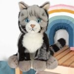 PMS American Short Hair Cat Soft Toy Grey - 30cm x 12cm - Image 7