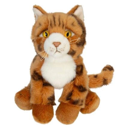 PMS Bengal Cat Soft Toy Premium Quality Orange - 30cm x 12cm Animal Soft Toy