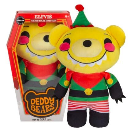 PMS Deddy Bears Elfvis Plush Toy 30cm x 12.8cm - Yellow