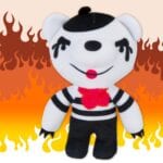 PMS Deddy Bears Filippe-Flopp Plush Toy 14cm x 15cm x 8cm, White - Image 4