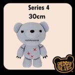 PMS Deddy Bears Hexbear Plush Toy 30cm x 12.8cm - Grey Coffin Box - Image 2