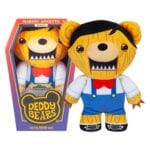 PMS Deddy Bears Marion-Annette Plush Toy 30cm x 12.8cm - Orange Coffin Box Seasonal Plush Toy