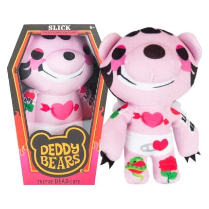PMS Deddy Bears Slick Soft Toy with Coffin 30cm x 12.8cm Multicolour Seasonal Plush Toy