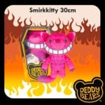 PMS Deddy Bears Smirkkitty Plush 30cm x 12.8cm in Coffin Box - Purple - Image 3