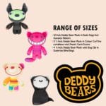 PMS Deddy Bears Smirkkitty Plush 30cm x 12.8cm in Coffin Box - Purple - Image 7